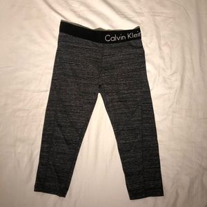 Calvin Klein Performance Capri Leggings Grey